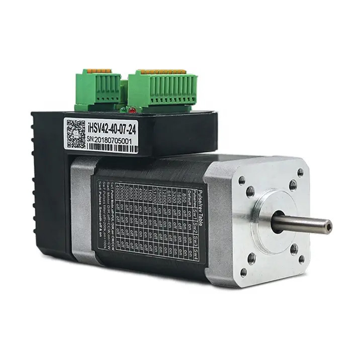 Nema 17 Integrated AC Servo Motor JMC iHSV42-40-07-24 78W 24V 0.185N.m 52000RPM 42 x 42mm